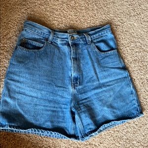 High waisted Blue Short Jeans